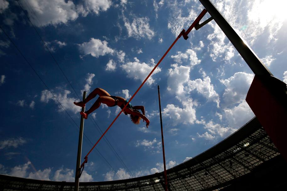 Giochi europei di Baku 2015. Olga Dogadko Bronshtein nel salto in alto (GETTY IMAGES)